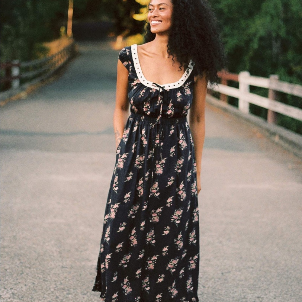 Christy Dawn Kelly Dress in Night Bouquet